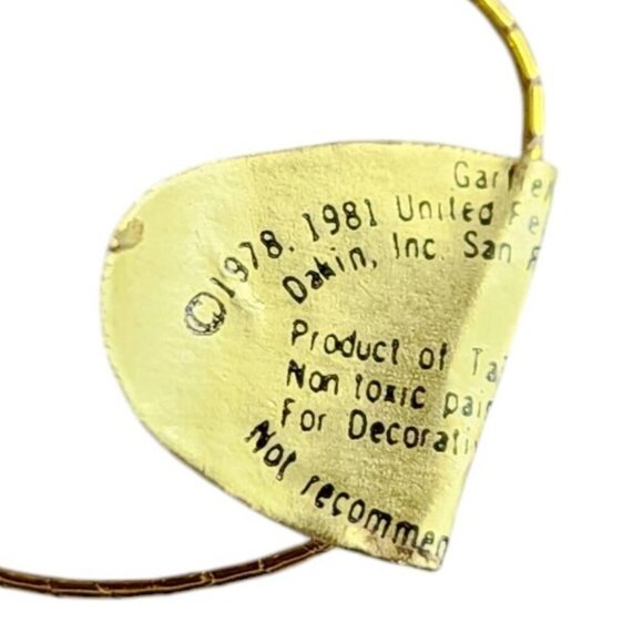 Vintage Dakin Garfield Wooden Easter Ornaments 1981 6pc - Picture 11 of 13